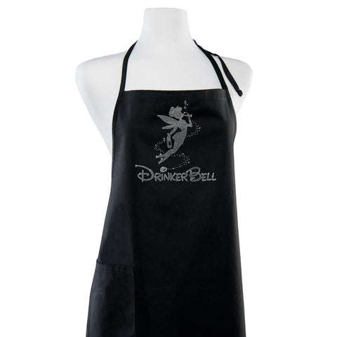 Drinker Bell Rhinestone Apron