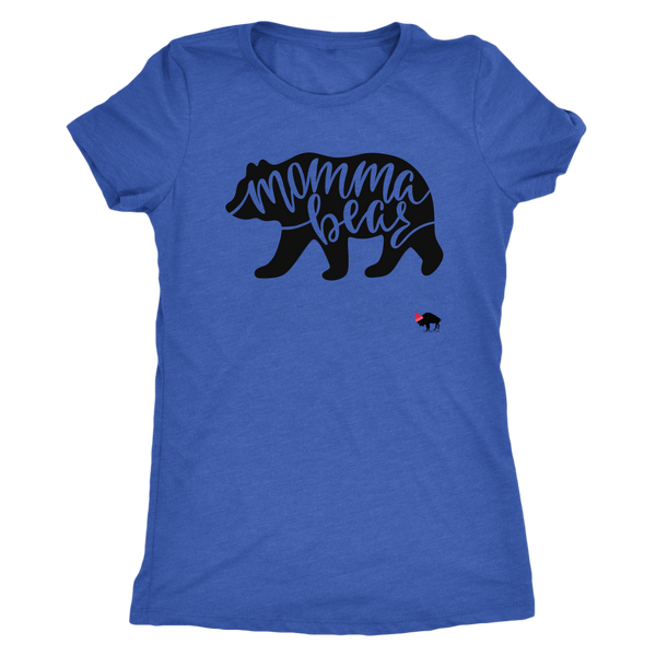 Momma Bear Womens Triblend T-shirt