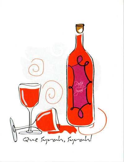 Hand Painted Wine Notecards
