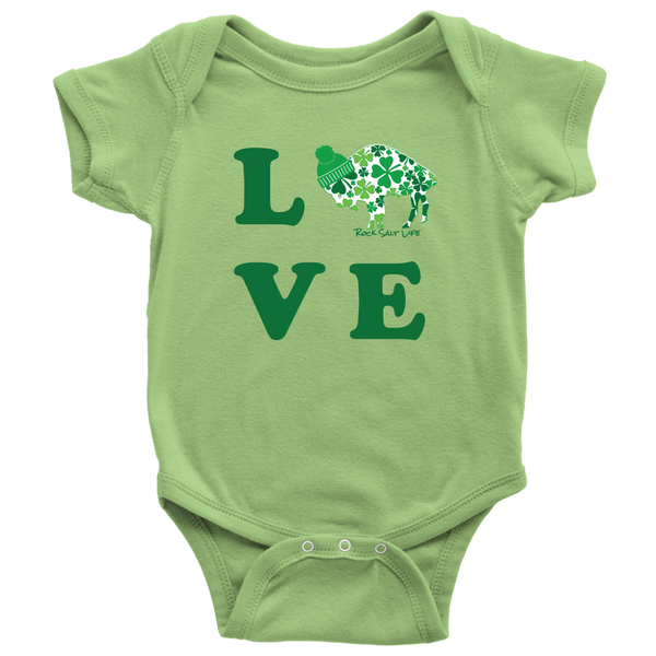 Lucky In Love BuffaLove Baby Bodysuit