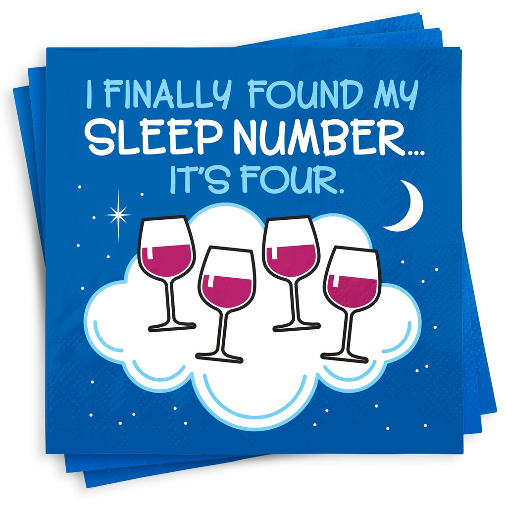 Sleep Number Wine Napkins