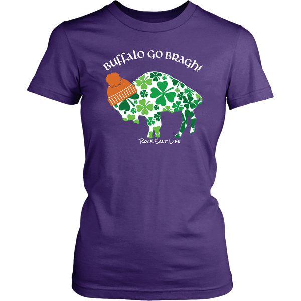 Buffalo Go Bragh! Rock Salt Life© District Womens T-Shirt