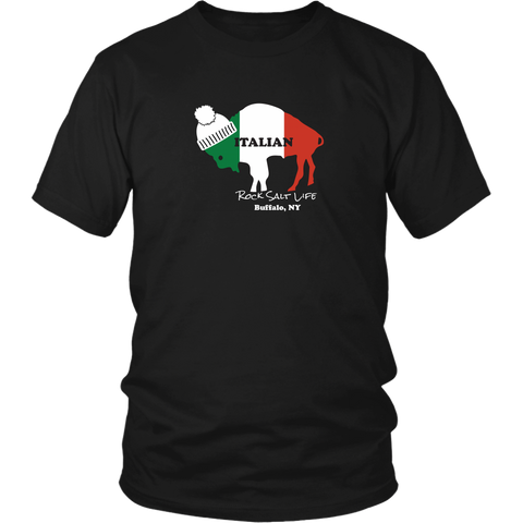 Italian Buffalo Pride Rock Salt Life T Shirt-Free Shipping