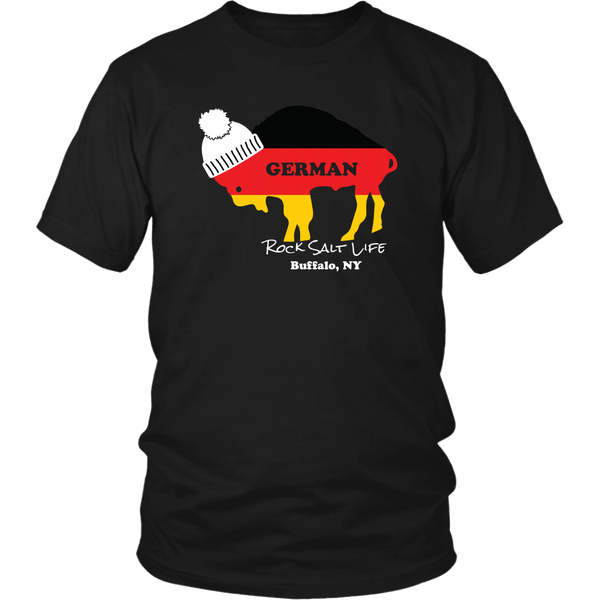 German Buffalo Pride Rock Salt Life T Shirt-Free Shipping