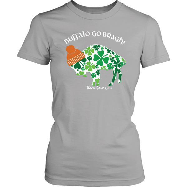 Buffalo Go Bragh! Rock Salt Life© District Womens T-Shirt