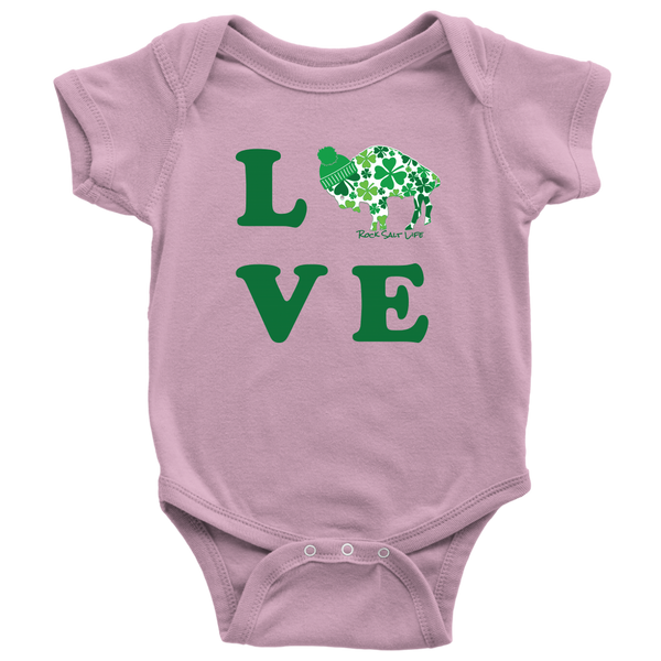 Lucky In Love BuffaLove Baby Bodysuit