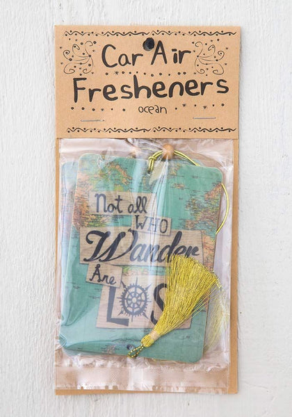 Not All Who Wander Are Lost Car Air Freshener