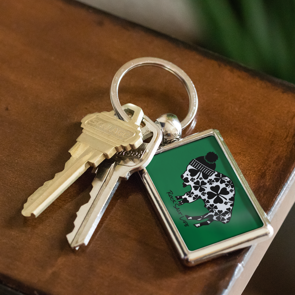 Lucky in BuffaLove Rock Salt Life Metal Key Chains FREE SHIPPING