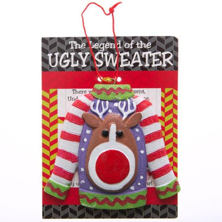 Ugly Sweater Christmas Ornament