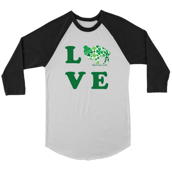 Lucky in BuffaLOVE 3/4 Sleeve Shirt