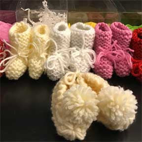 Handmade Baby Booties