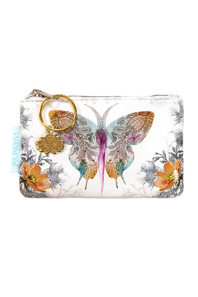 Paisley Butterfly Coin Purse