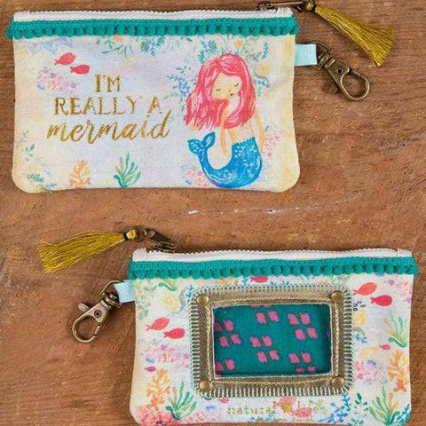 I'm Really a Mermaid ID Pouch and Coin Purse