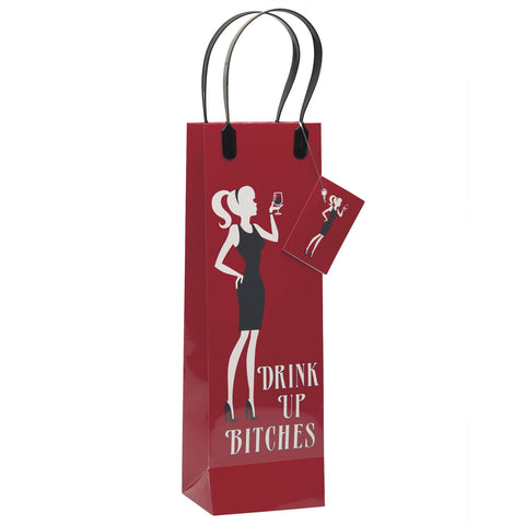 Drink Up Bitches Wine Gift Bag