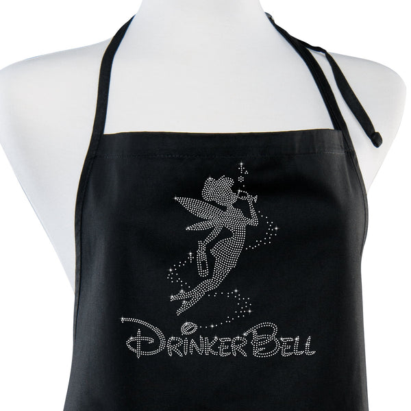 Drinker Bell Rhinestone Apron