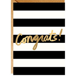 Congrats Stripes A6 Foil