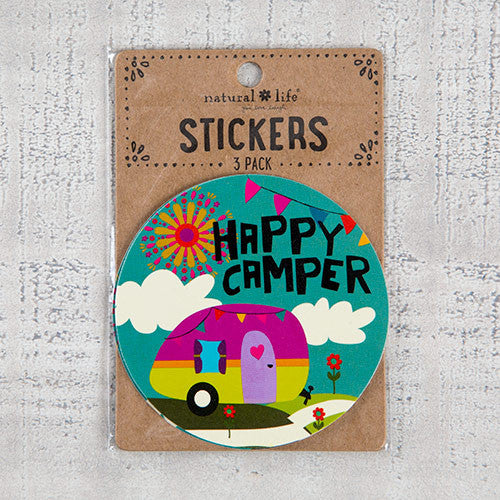 happy camper sticker