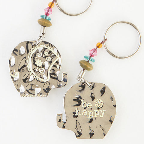 elephant token keychain