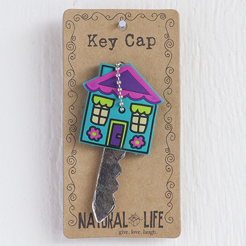 purple house key cap