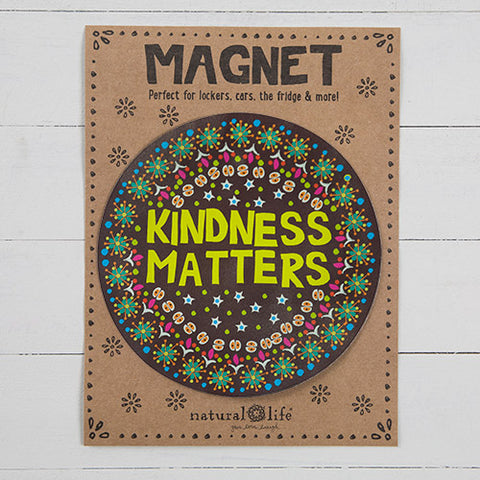 Kindness Matters Circle Car Magnet