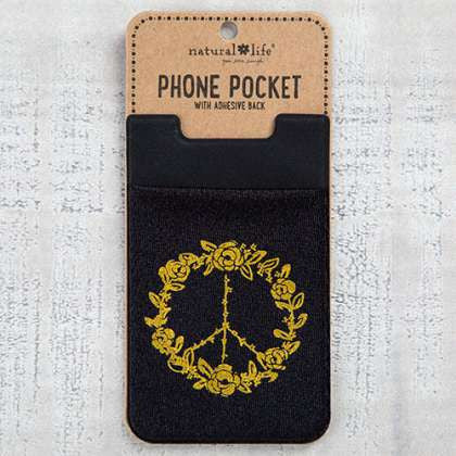 Phone Pocket Peace Sign