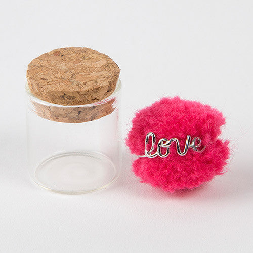 Pom-Pom Wire Rings