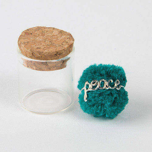 Pom-Pom Wire Rings