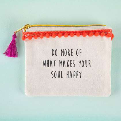 Tassel Pouch Soul Happy
