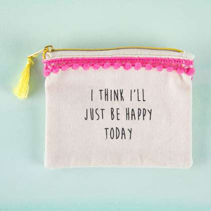 Tassel Pouch Happy Today