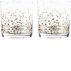 Gold Confetti Tumblers