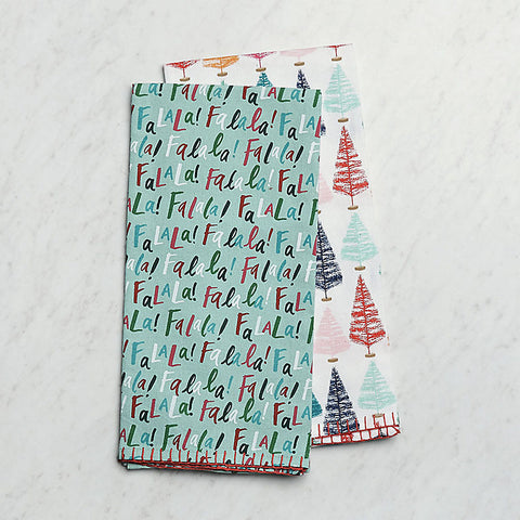 Colorful Holiday Tea Towel