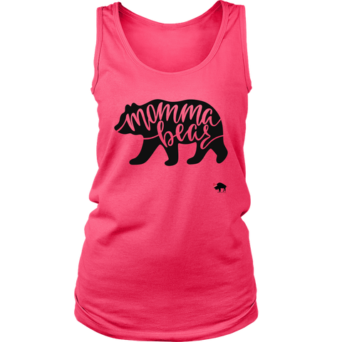 Momma Bear Womens Tank Top