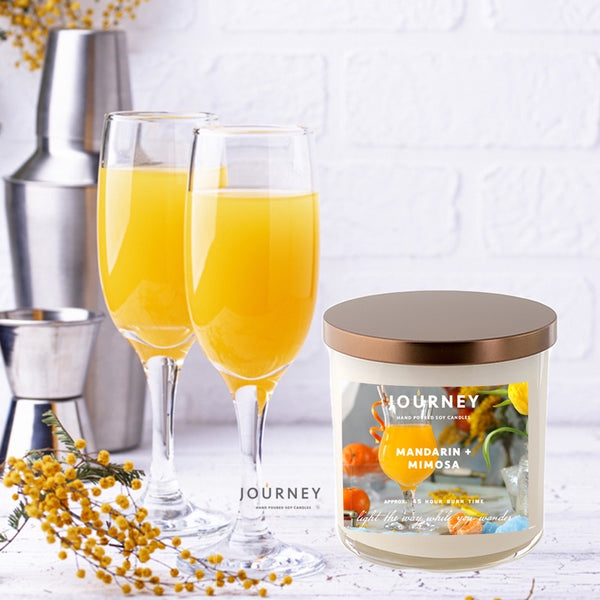 Mandarin and Mimosa Journey Soy Wax Candle