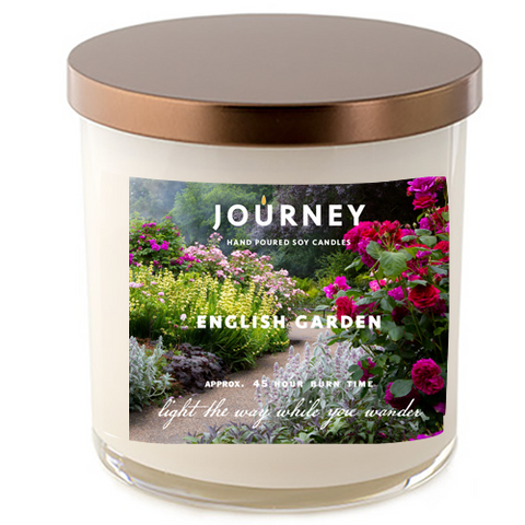 English Garden Journey Soy Wax Candle