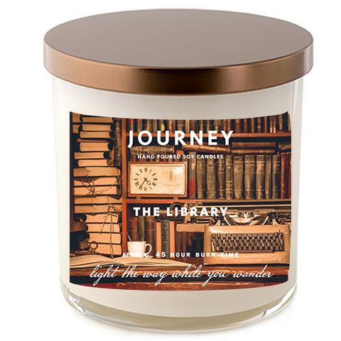The Library Journey Soy Wax Candle