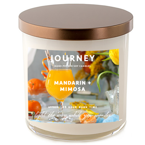 Mandarin and Mimosa Journey Soy Wax Candle