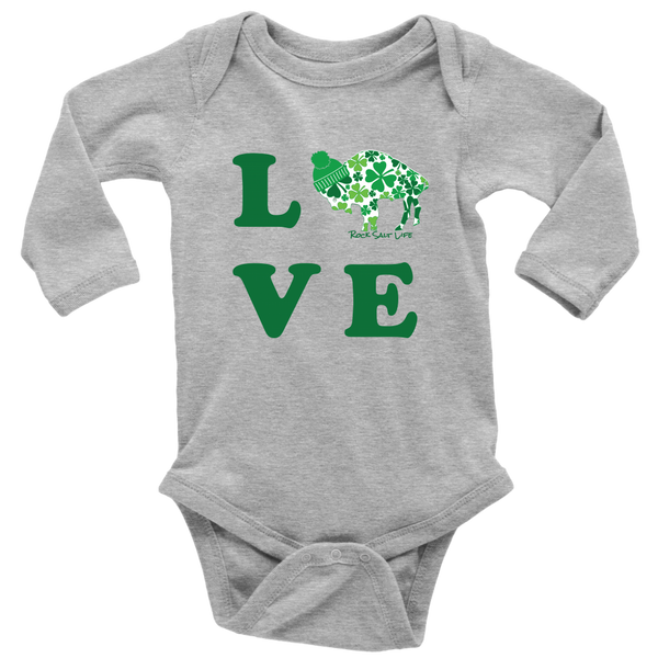 Lucky In Love BuffaLove Baby Bodysuit