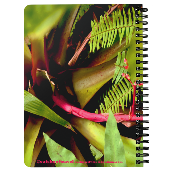 Botanical Garden Print Spiralbound Notebook @eatshoottravel