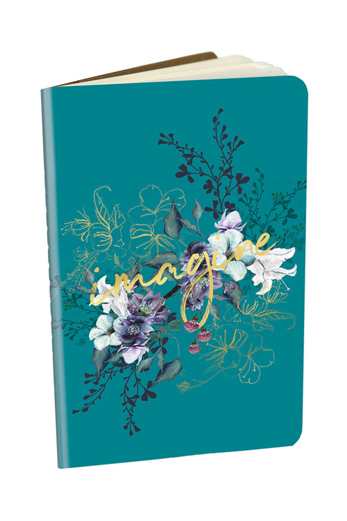 Imagine Jewel Flower Mini Notebook