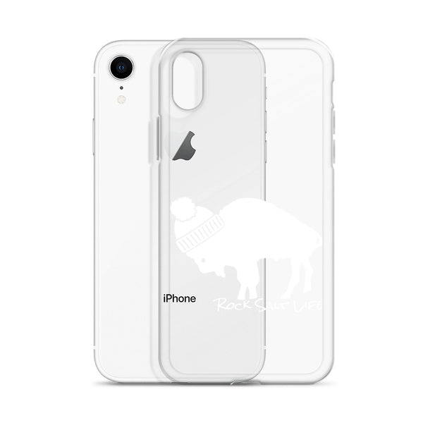 Rock Salt Life White Logo iPhone Case