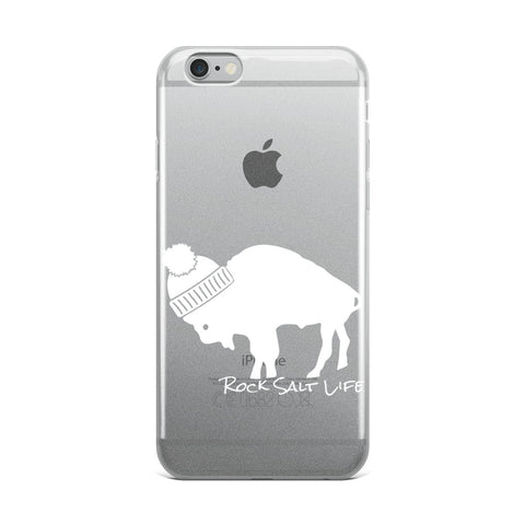 Rock Salt Life White Logo iPhone Case
