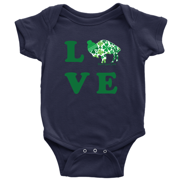 Lucky In Love BuffaLove Baby Bodysuit