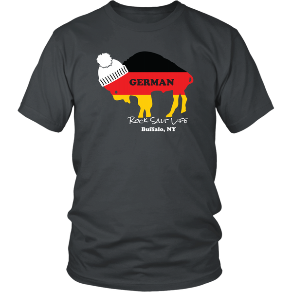 German Buffalo Pride Rock Salt Life T Shirt-Free Shipping