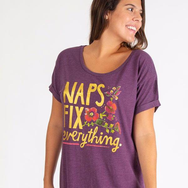 Naps Fix Everything Night Shirt