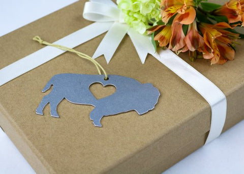 Buffalo Aluminum Ornament