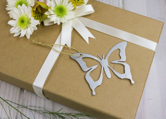 Butterfly Metal Ornament