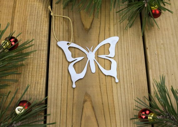 Butterfly Metal Ornament