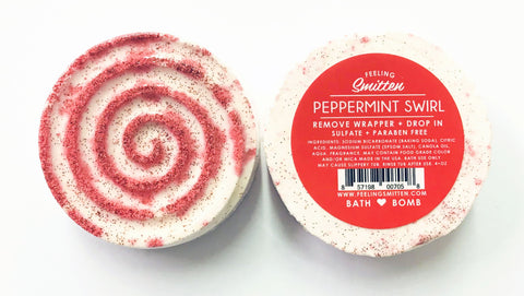 Peppermint Swirl Bath Bomb