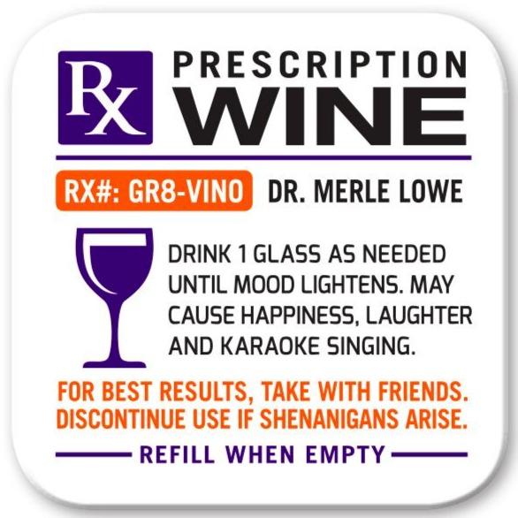 Wine Inspired Wooden Coasters