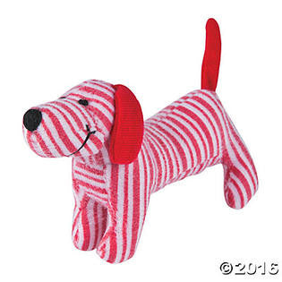 Plush Christmas Dachshund